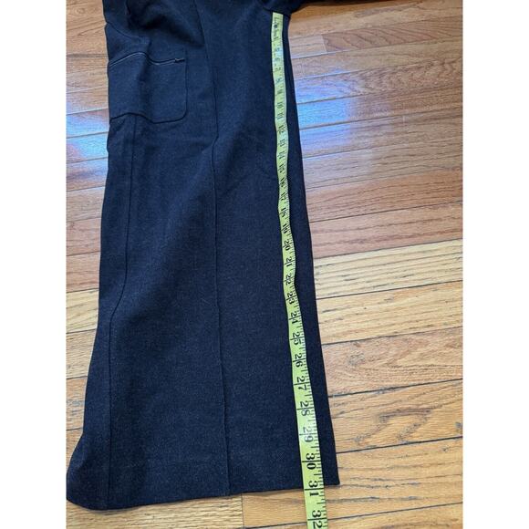 Athleta venice heathered cargo wide leg pants charcoal grey heather Size 14 - Picture 10 of 12